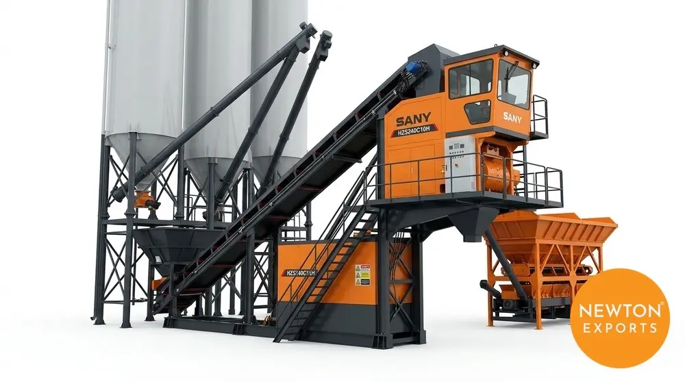 sany hzs240c10h batching plant