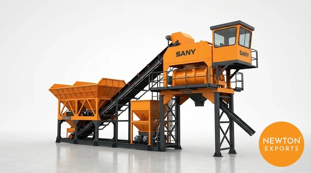 sany hzs60x10 batching plant