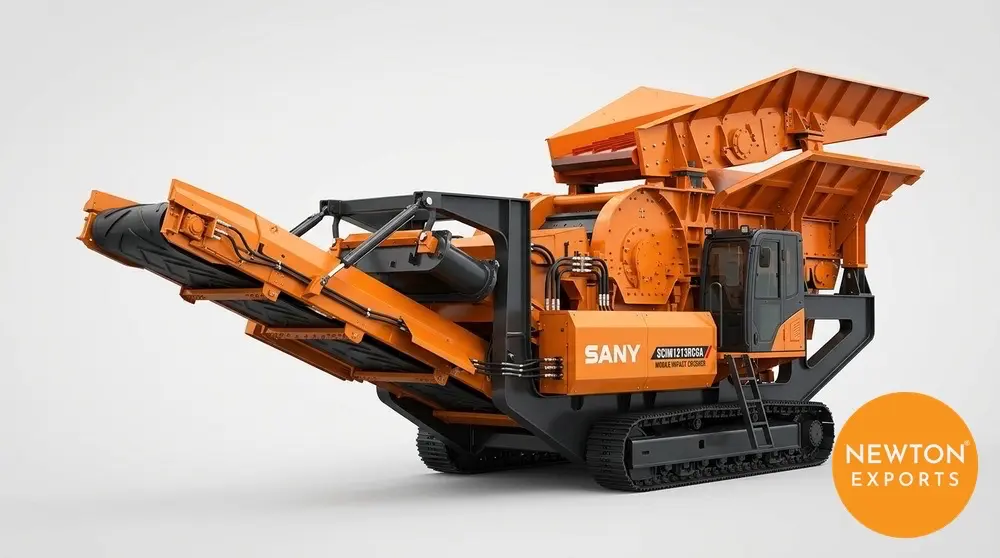 sany scim1213rc6a mobile impact crusher