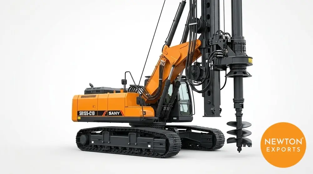 sany sr155 c10 rotary drilling rig