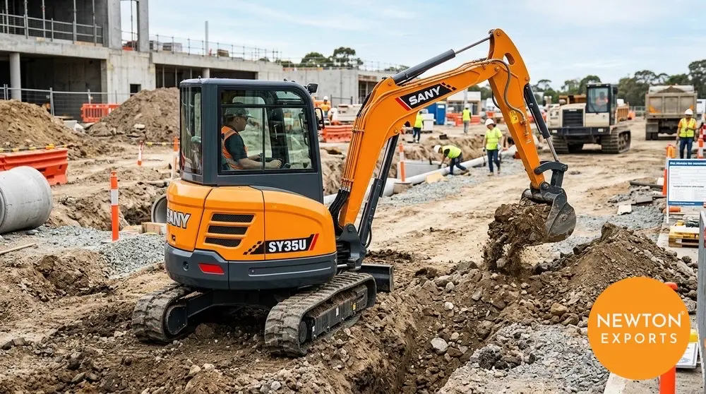 sany sy35u mini excavator 2