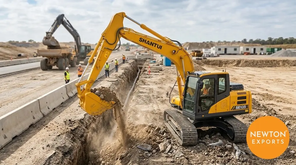 shantui se135 excavator 2