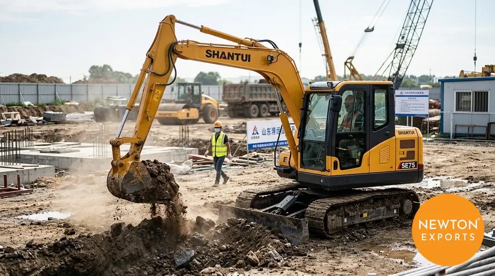 shantui se75 excavator 2