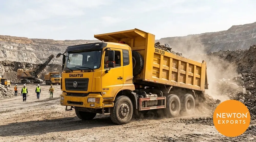 shantui sk120 mining dump truck
