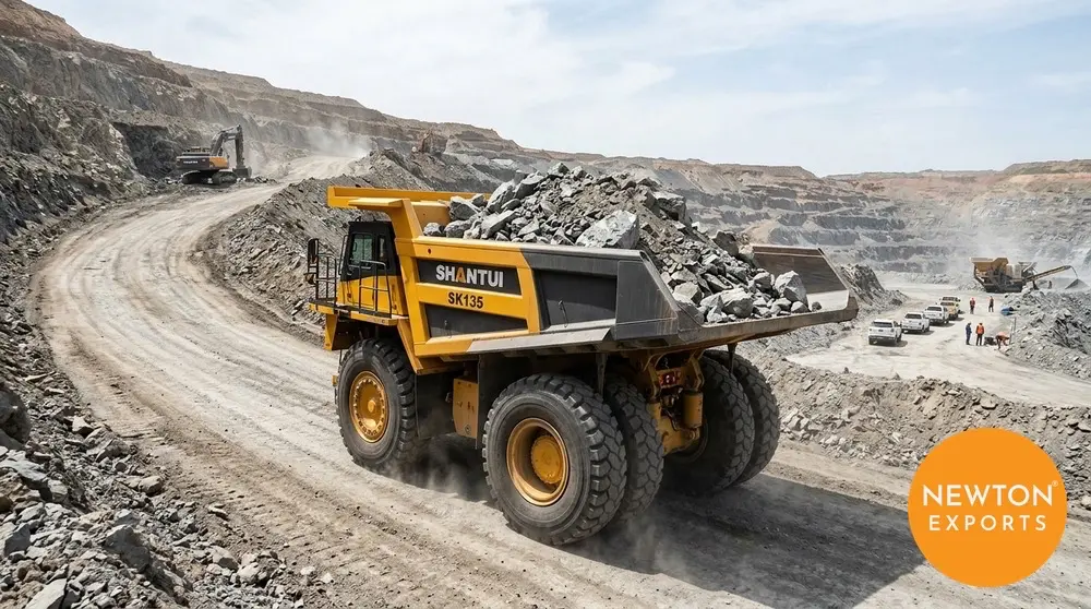 shantui sk135 mining dump truck