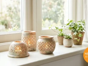 Soapstone Tea Light Holder