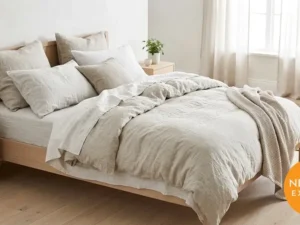 Stonewashed Linen Bedsheet