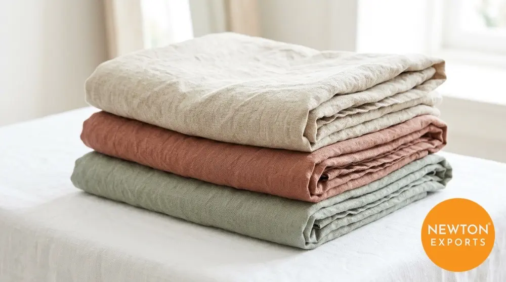 Stonewashed Linen Bedsheet