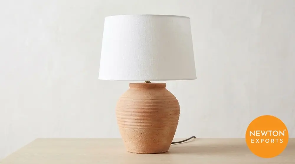 Terracotta Table Lamp