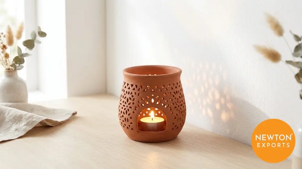 Terracotta Tea Light Holder