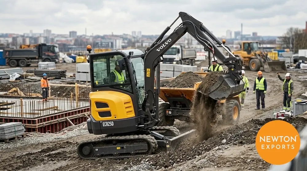 volvo ecr25d compact excavator 2