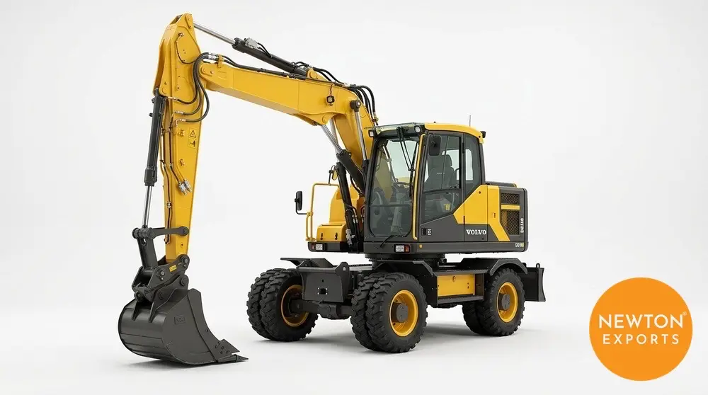 volvo ew140 wheeled excavator