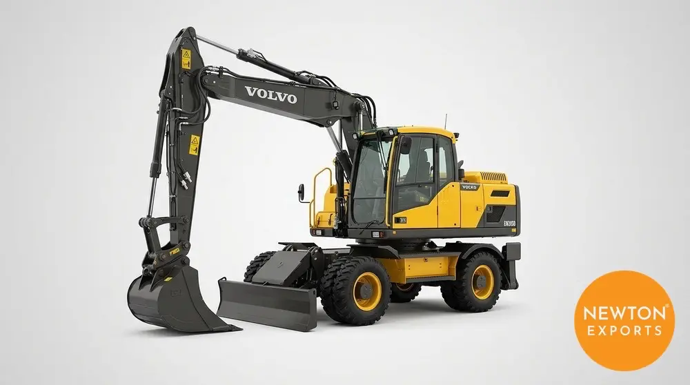 volvo ew205d wheeled excavator