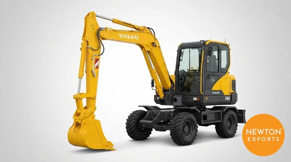 volvo ew60 wheeled excavator