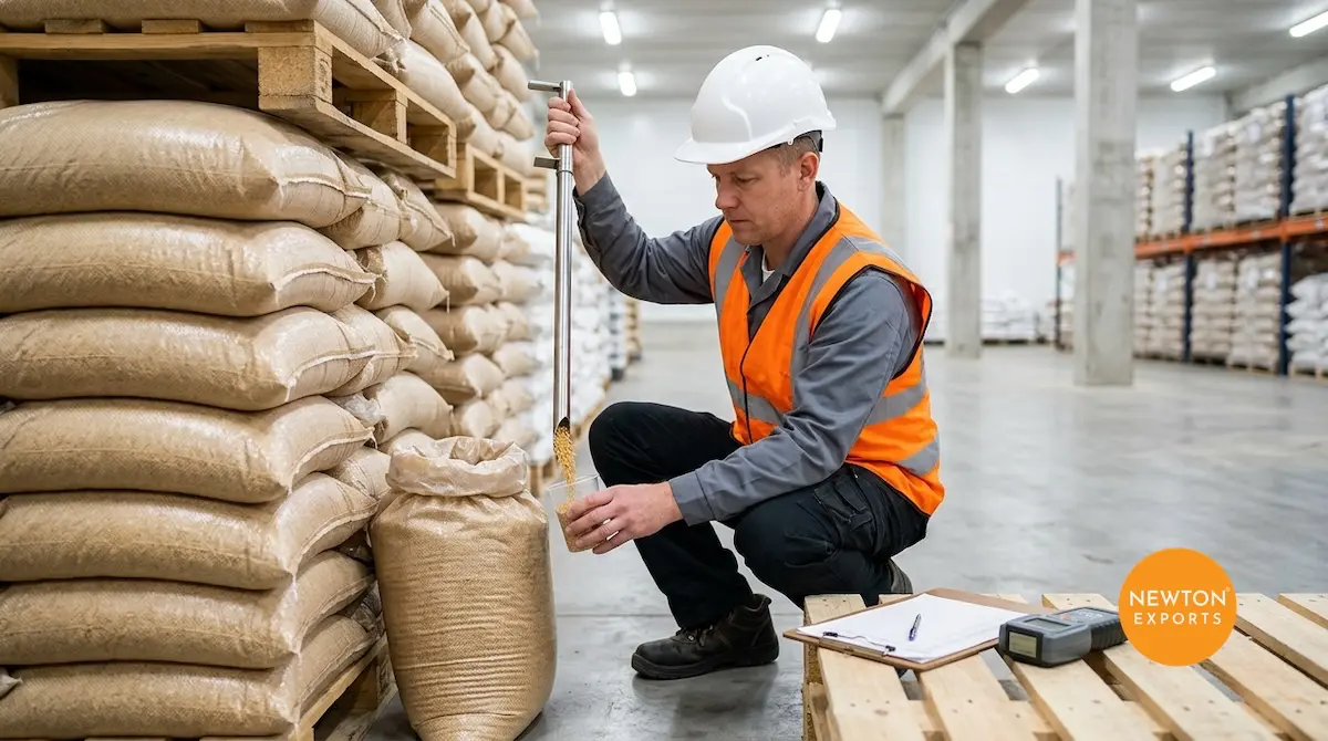 wheat quality inspection export india