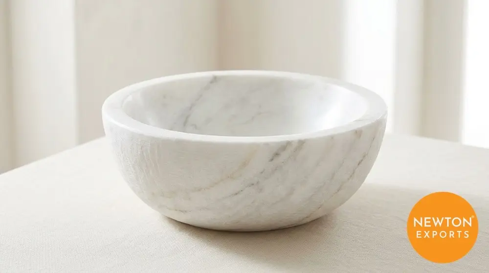 White Marble Bowl