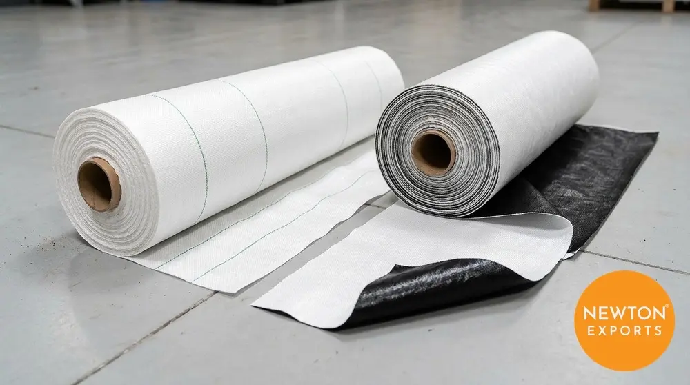 white pp weed mat