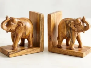 Wooden Bookends