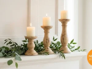 Wooden Candle Stand