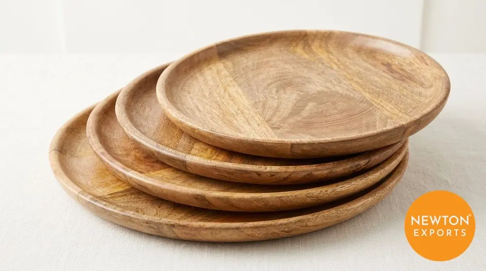 Wooden Dinner Plate