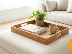 Wooden Ottoman Tray