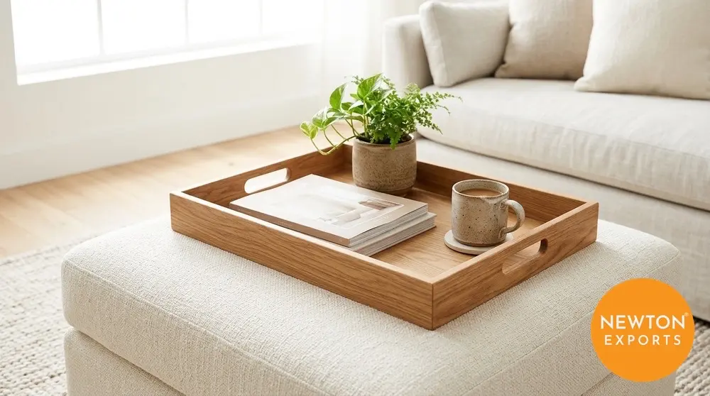 Wooden Ottoman Tray - Image 2