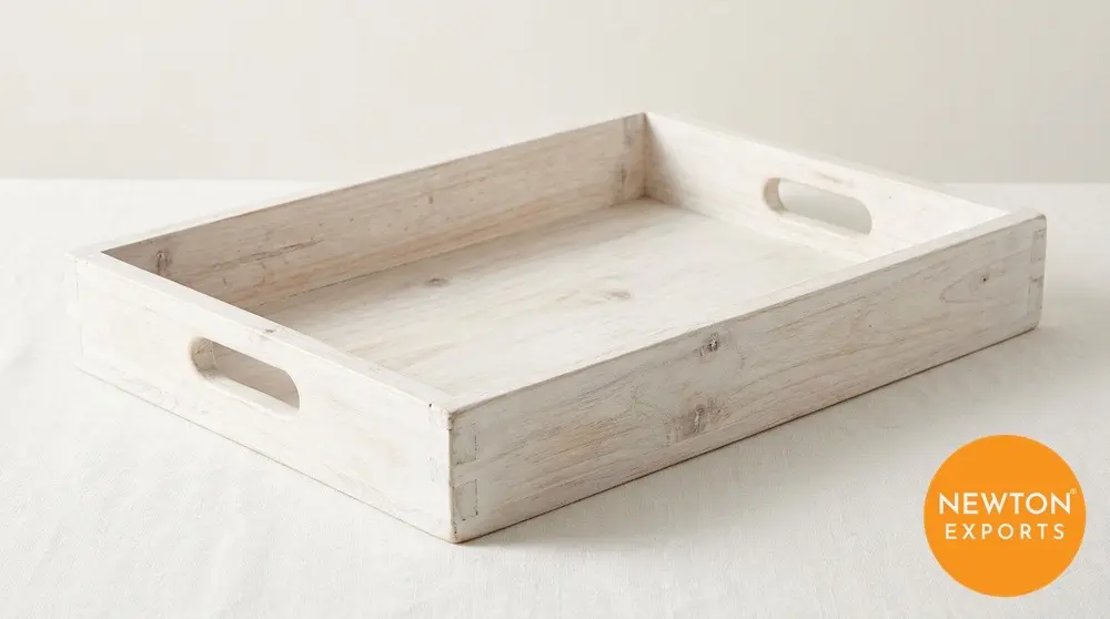Wooden Ottoman Tray