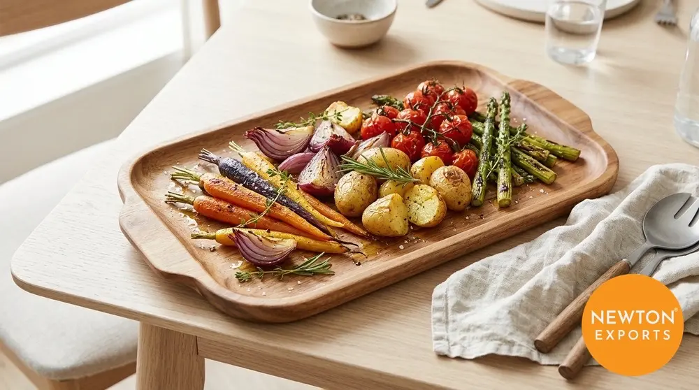 Wooden Serving Platter - Image 2