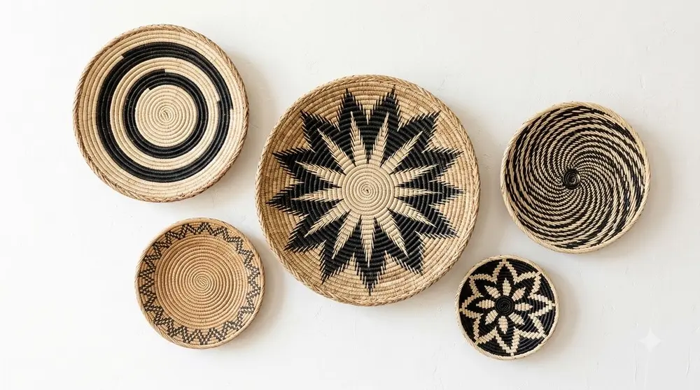Woven Wall Basket Set