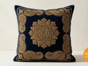 Zardozi Embroidered Cushion Cover